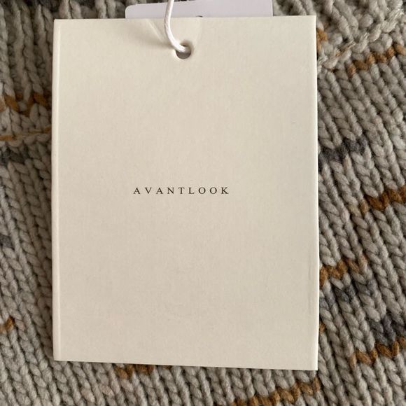 NWT Avantlook Chunky Knit Cowl Neck Sweater Women Size M Cabincore Fisherman - Picture 10 of 10